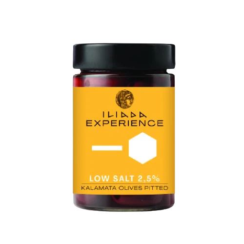 Iliada  Pitted Kalamata Olives Low Salt