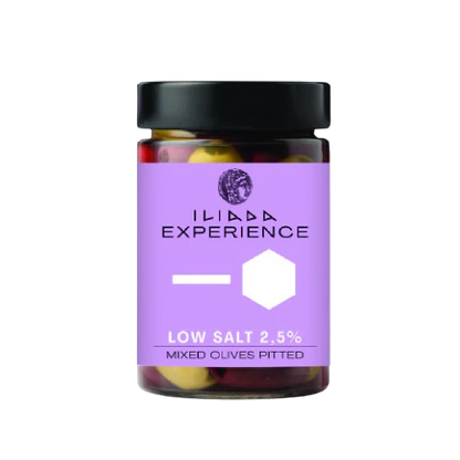 Iliada  Pitted Mixed Olives Low Salt