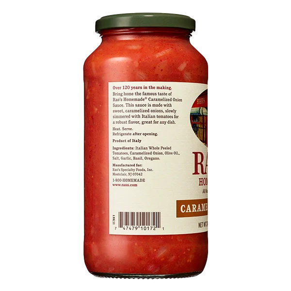 Rao's Specialty Foods  Rao's Homemade Caramelized Onion Sauce