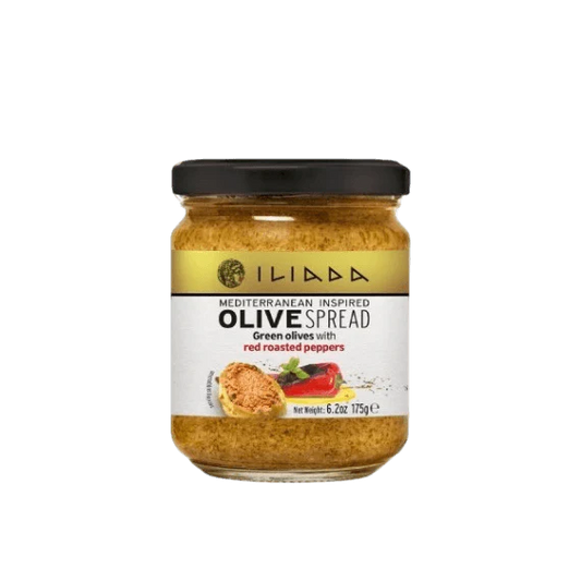 Iliada  Green Olive Spread with Red Roasted Peppers