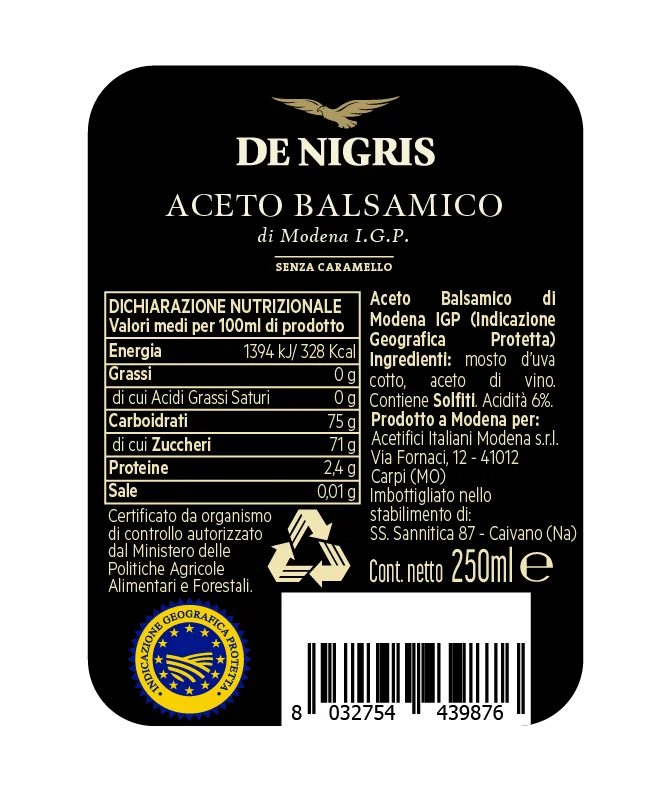 Founder’s RecipeBalsamic Vinegar of Modena