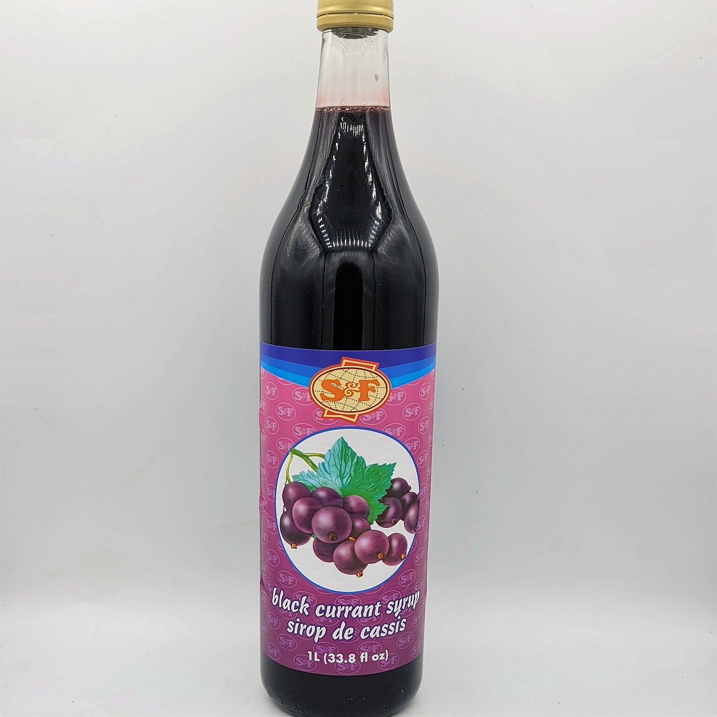 S&F Black Currant Syrup, 1L