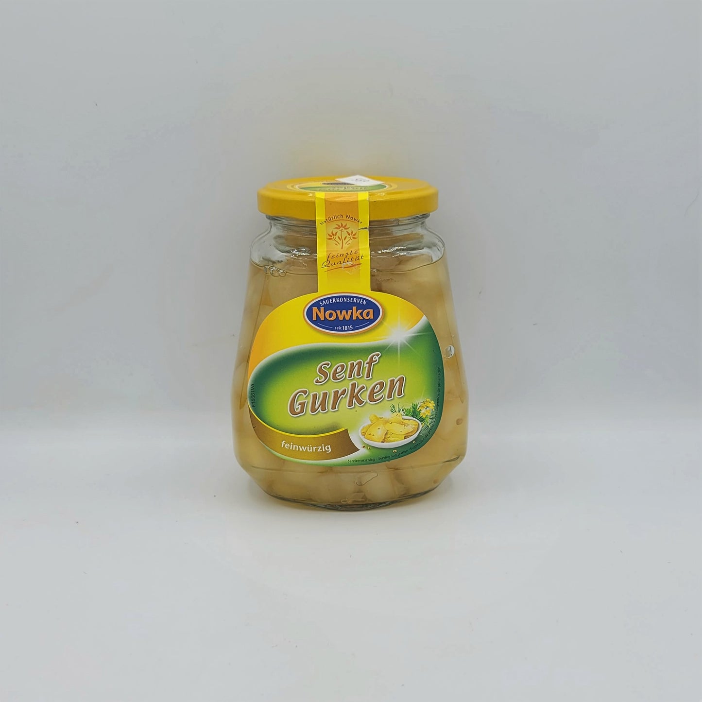 Nowka Senf Gurken, 530g
