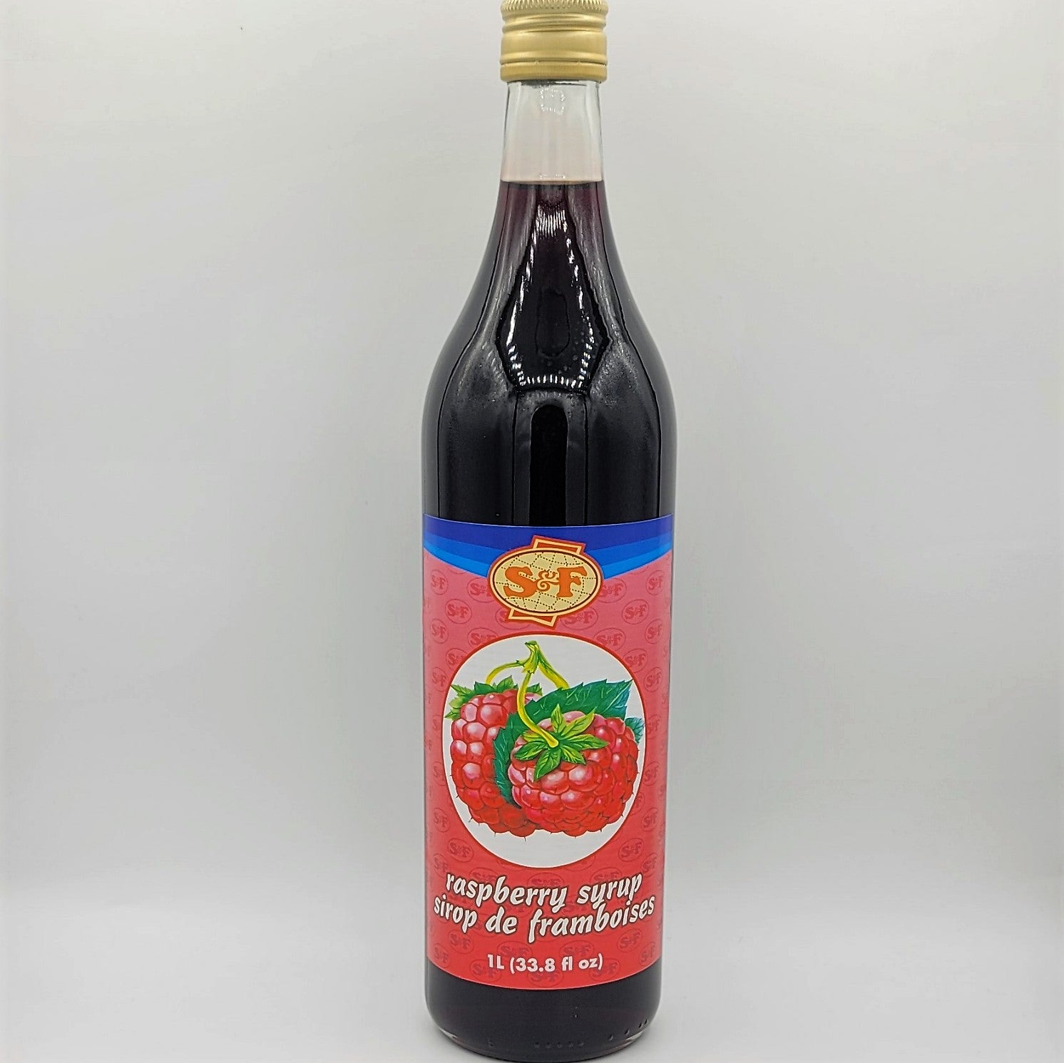 S&F Raspberry Syrup 1L – GRECOS