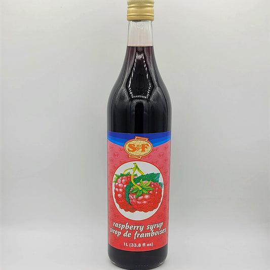 S&F Raspberry Syrup 1L