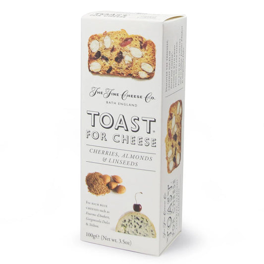 Toast for Cheese Cherries, Almonds and Linseeds